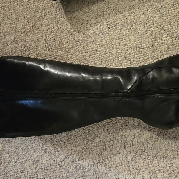 NINE WEST GALLIVANTO Elegant Black Knee-High  Boots - Picture 9 of 9